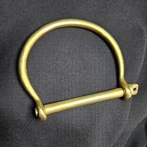 MIANSAI Gold-Tone Women's Screw Cuff Bracelet